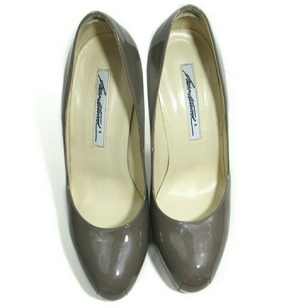 Brian Atwood Maniac Platform pump 37 grey heels - Picture 4 of 6